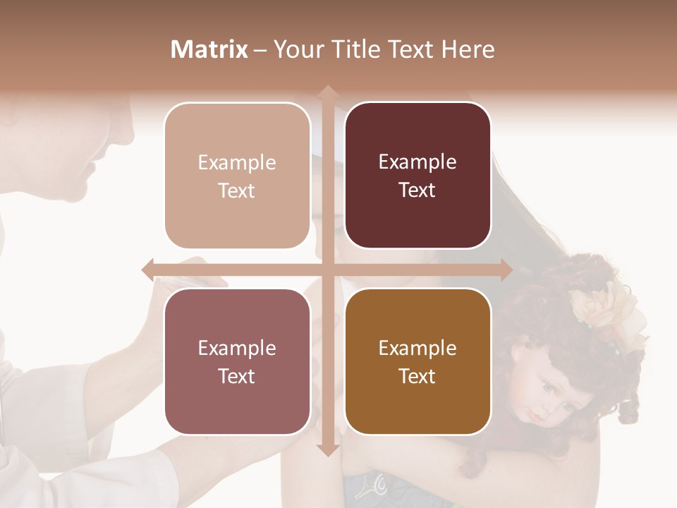 A Woman Holding A Baby In Her Arms PowerPoint Template