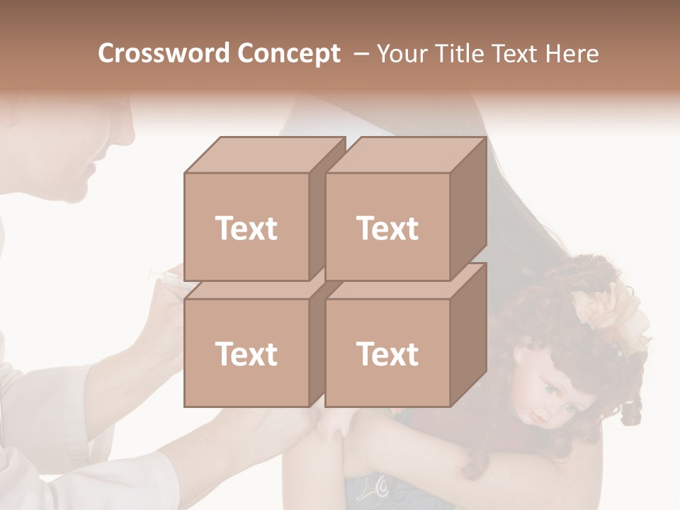 A Woman Holding A Baby In Her Arms PowerPoint Template