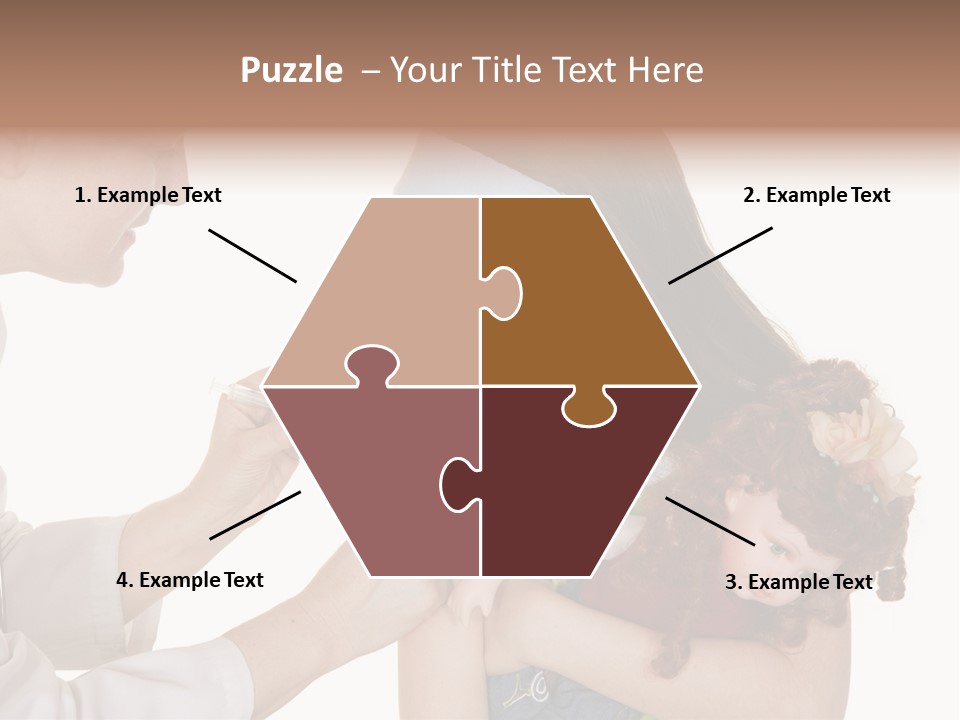 A Woman Holding A Baby In Her Arms PowerPoint Template