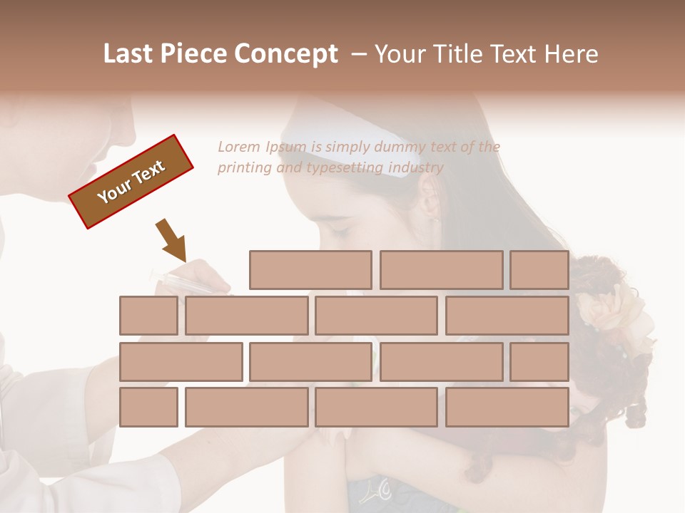 A Woman Holding A Baby In Her Arms PowerPoint Template