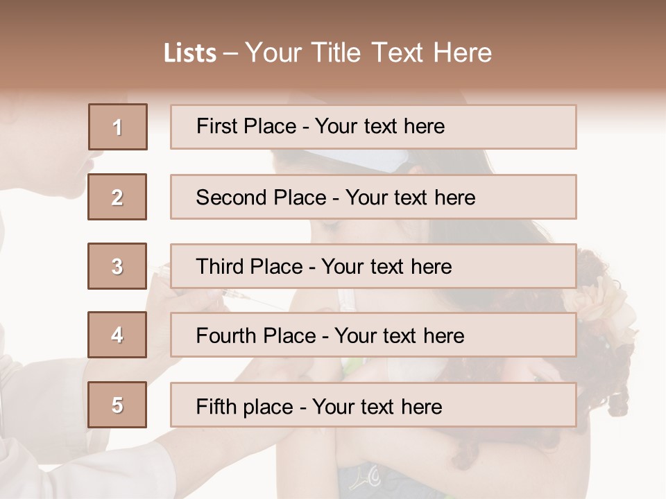 A Woman Holding A Baby In Her Arms PowerPoint Template