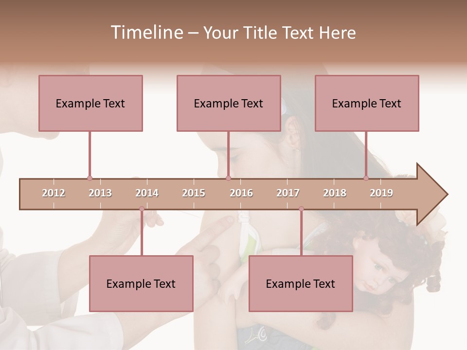 A Woman Holding A Baby In Her Arms PowerPoint Template