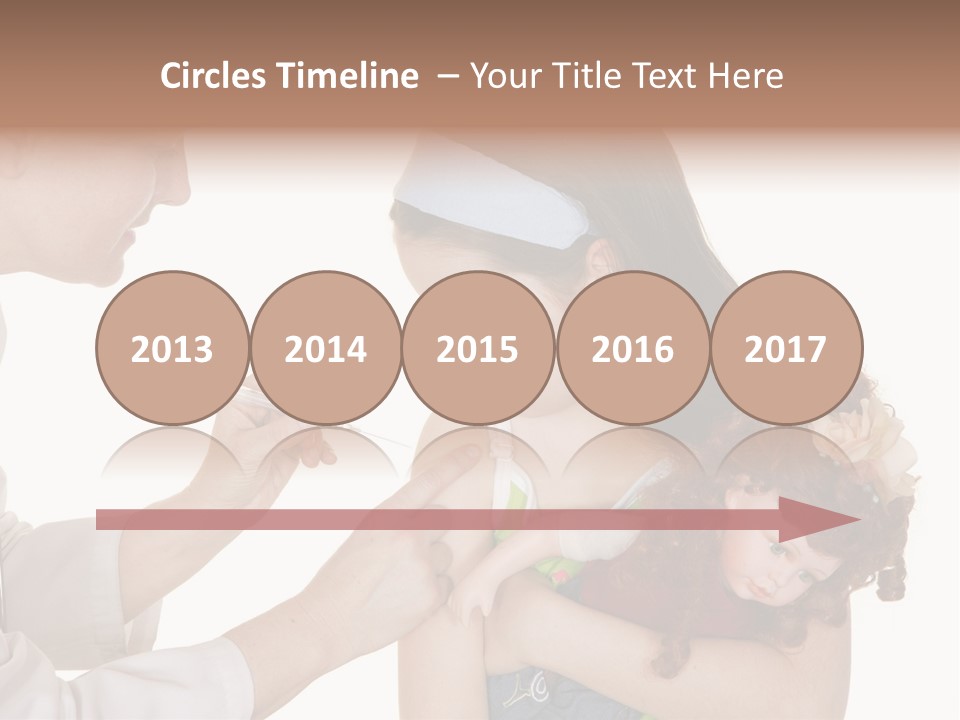 A Woman Holding A Baby In Her Arms PowerPoint Template