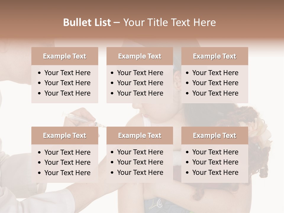 A Woman Holding A Baby In Her Arms PowerPoint Template