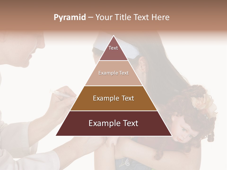 A Woman Holding A Baby In Her Arms PowerPoint Template