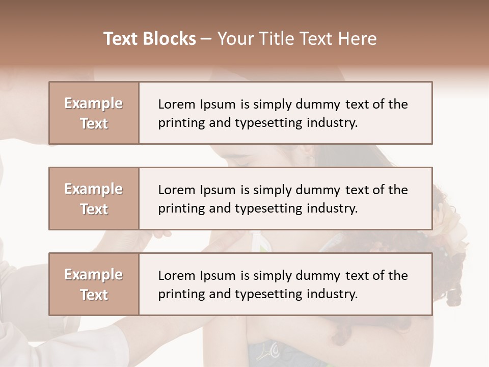 A Woman Holding A Baby In Her Arms PowerPoint Template