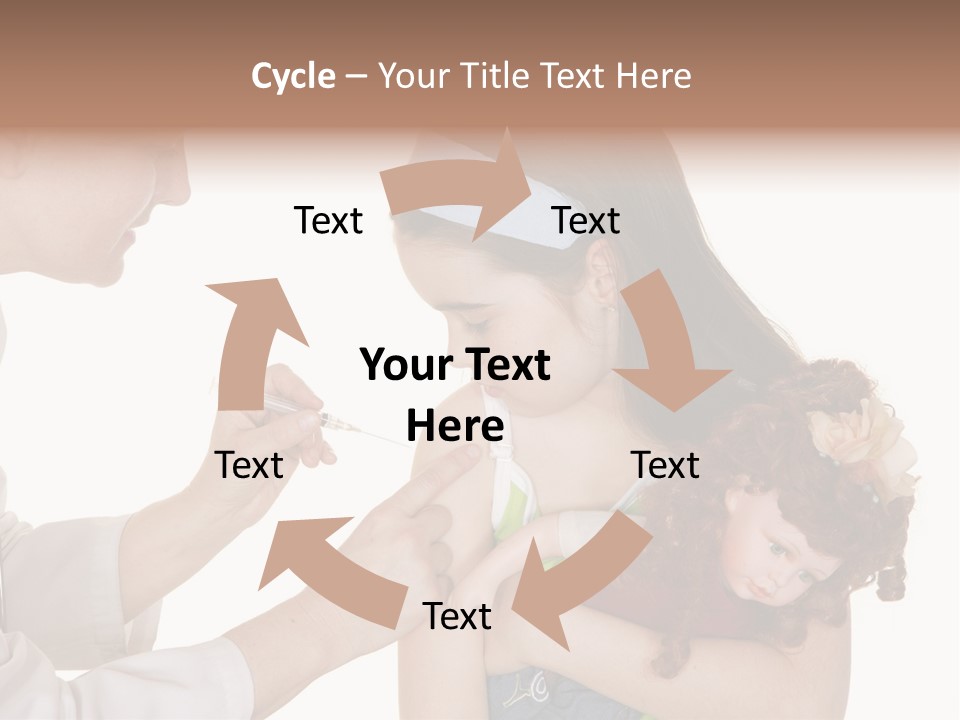 A Woman Holding A Baby In Her Arms PowerPoint Template