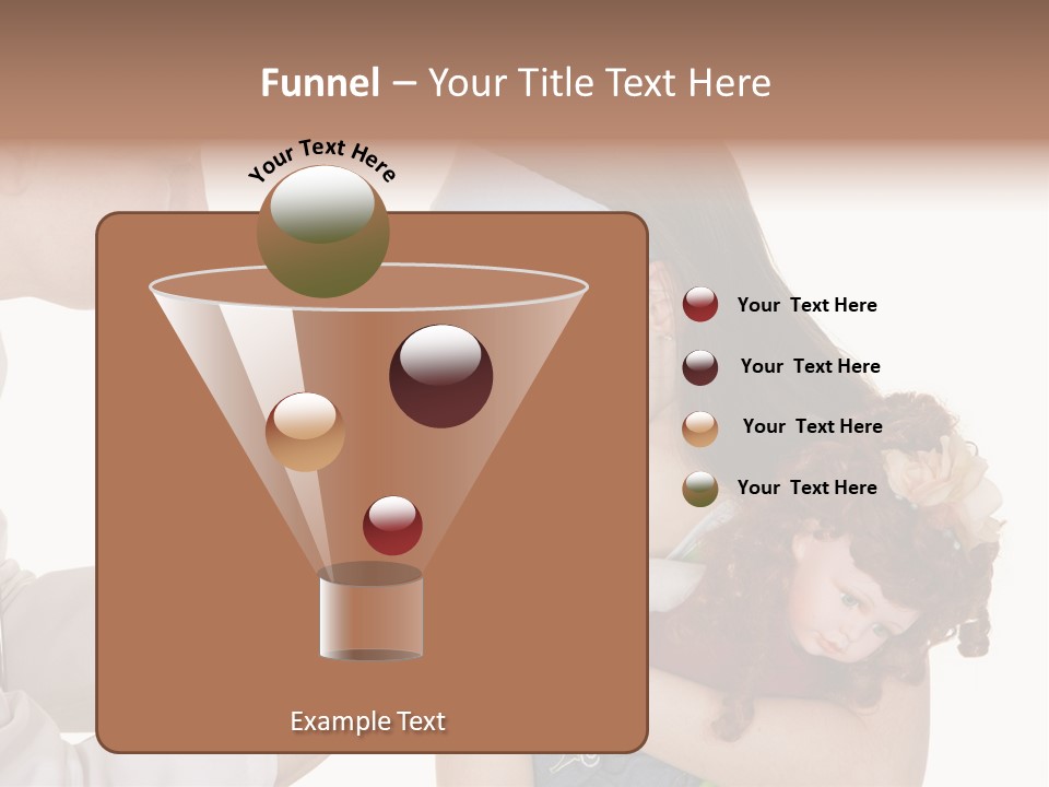 A Woman Holding A Baby In Her Arms PowerPoint Template