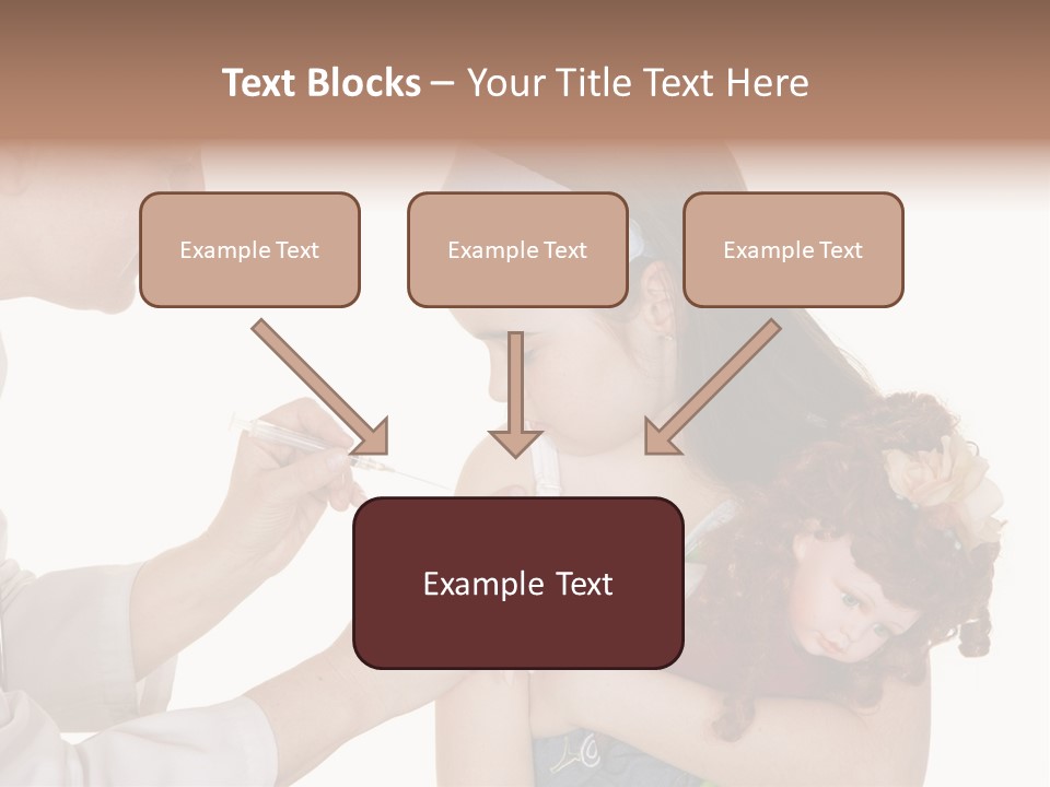 A Woman Holding A Baby In Her Arms PowerPoint Template