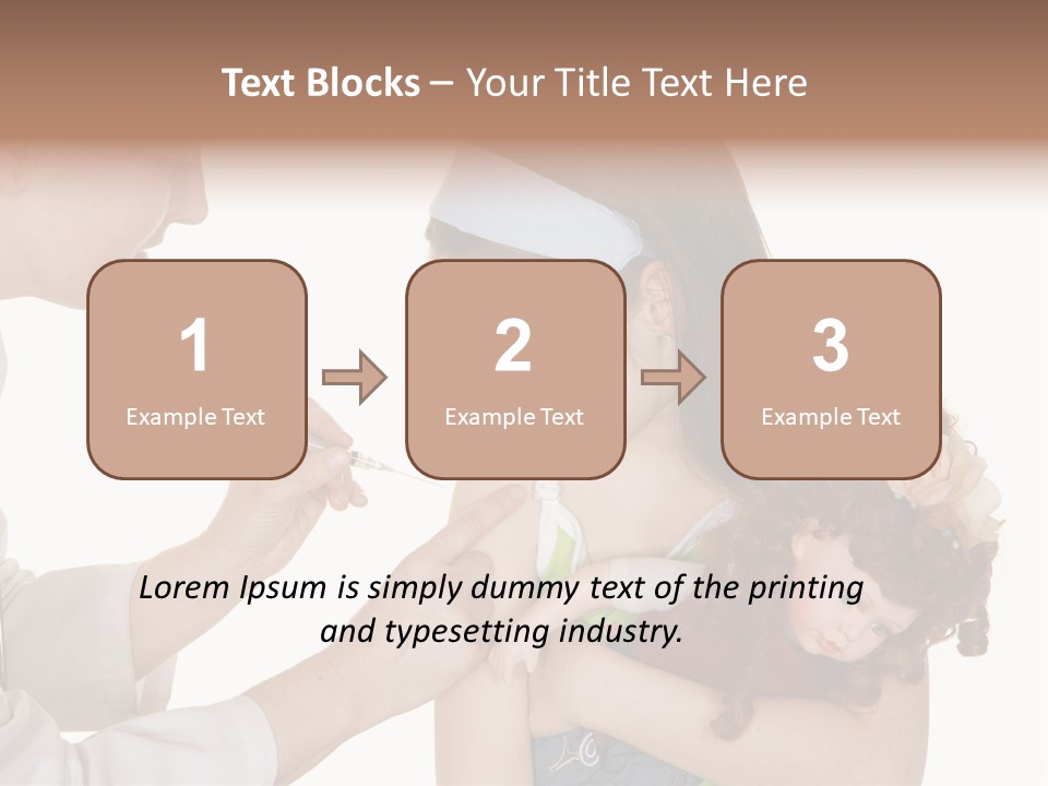 A Woman Holding A Baby In Her Arms PowerPoint Template