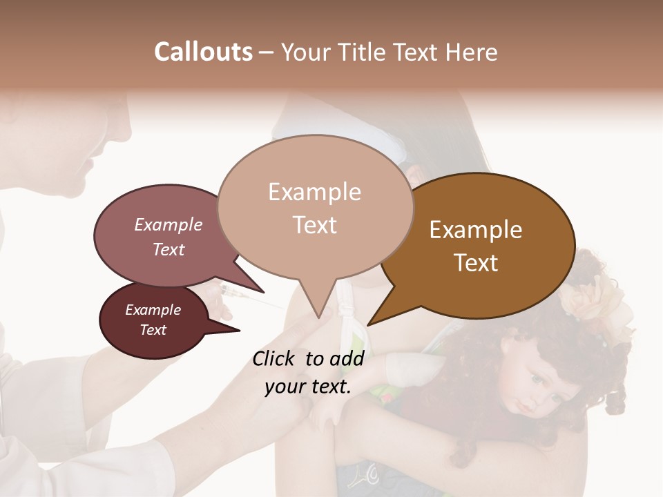 A Woman Holding A Baby In Her Arms PowerPoint Template