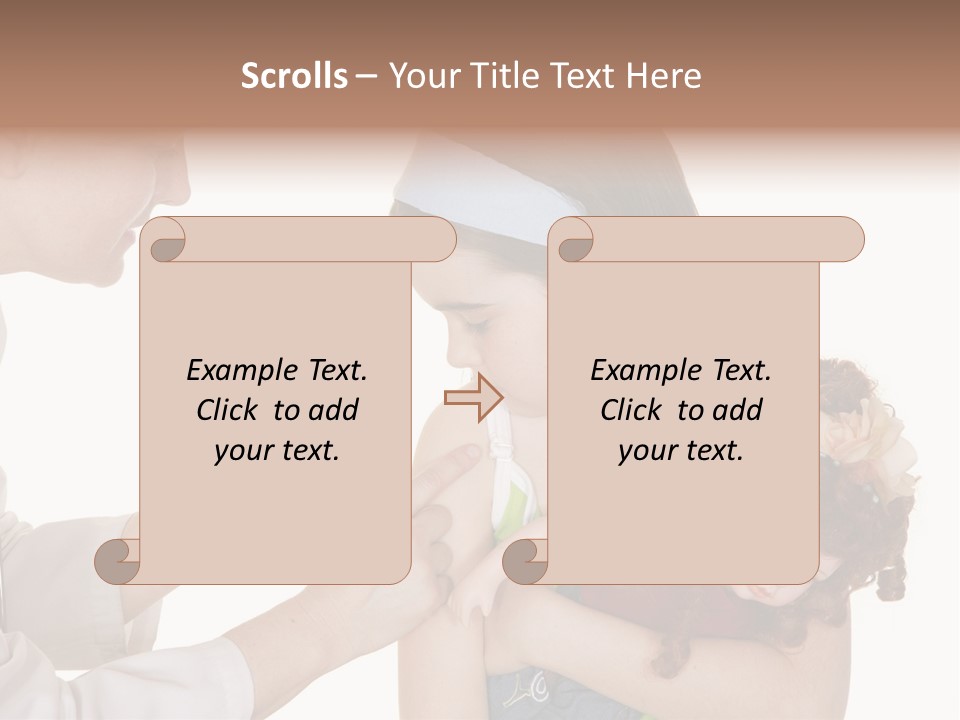 A Woman Holding A Baby In Her Arms PowerPoint Template