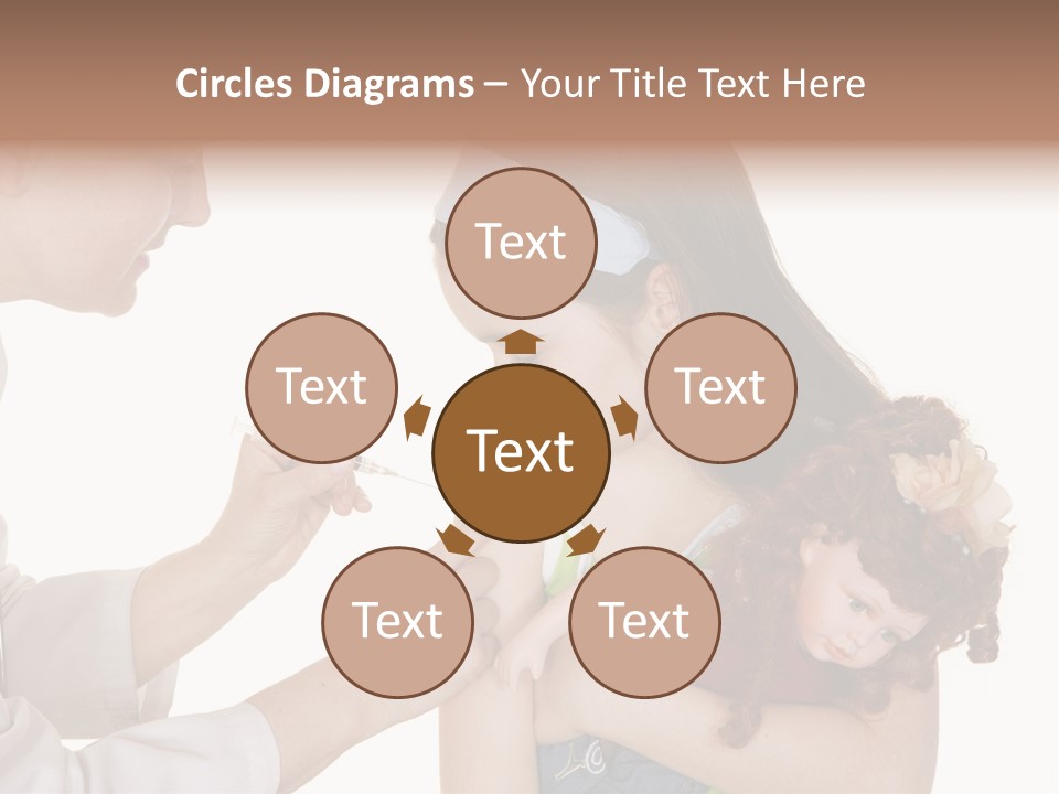 A Woman Holding A Baby In Her Arms PowerPoint Template