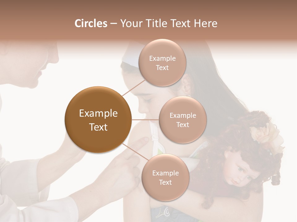 A Woman Holding A Baby In Her Arms PowerPoint Template