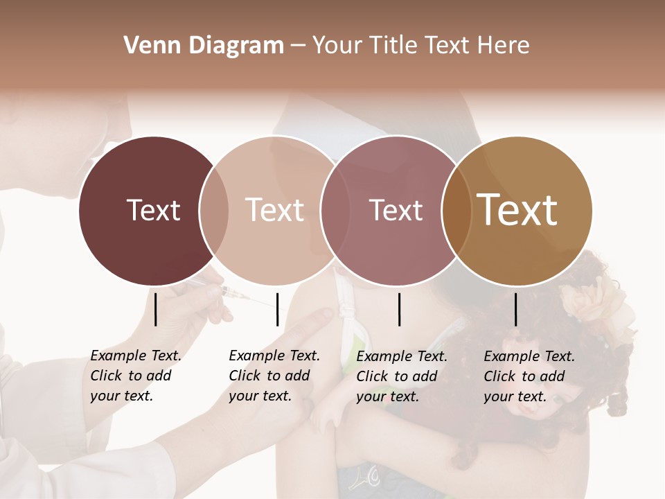 A Woman Holding A Baby In Her Arms PowerPoint Template