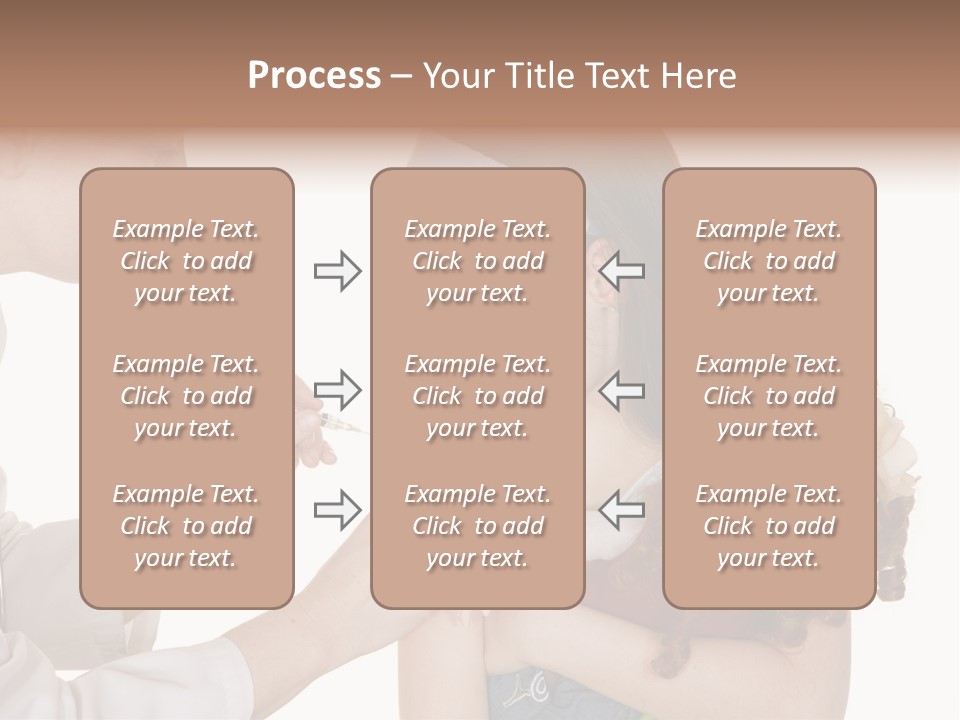 A Woman Holding A Baby In Her Arms PowerPoint Template