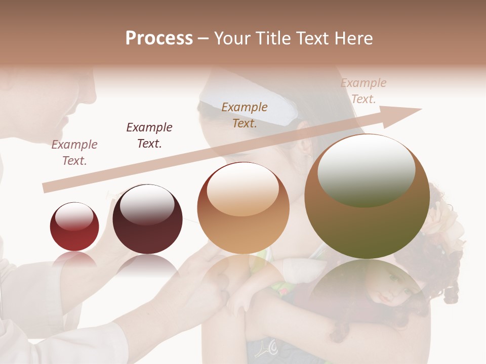 A Woman Holding A Baby In Her Arms PowerPoint Template