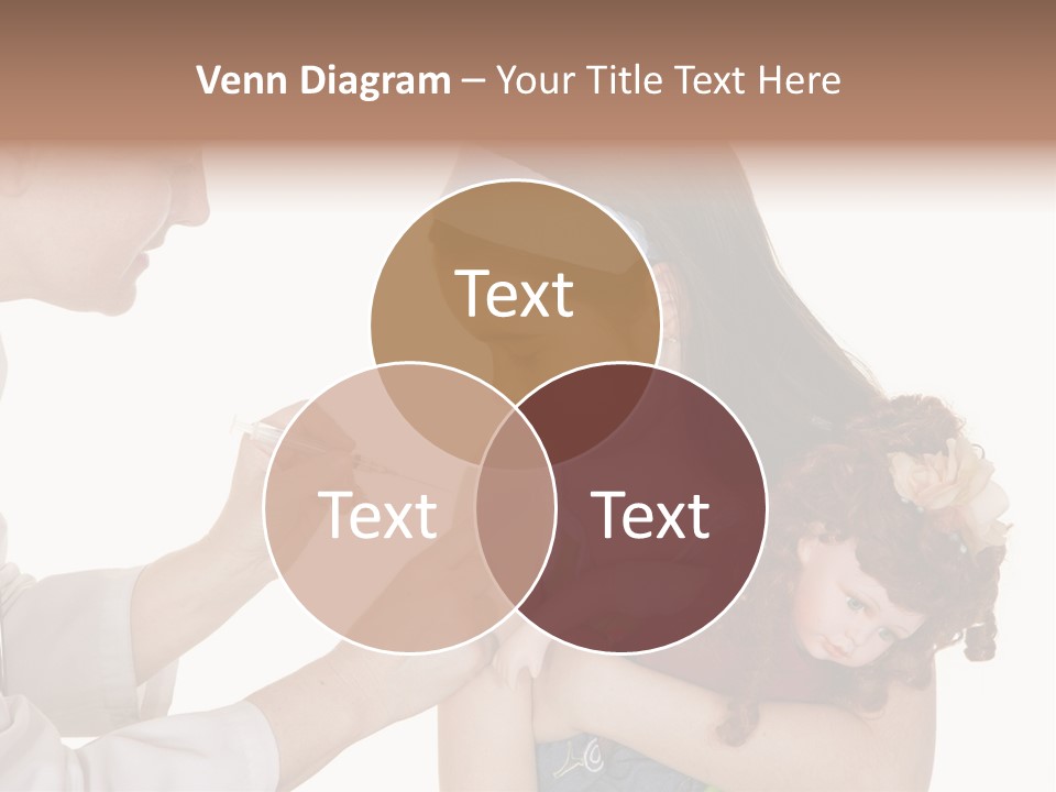 A Woman Holding A Baby In Her Arms PowerPoint Template