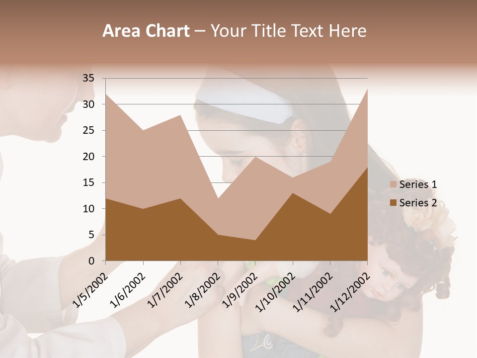 A Woman Holding A Baby In Her Arms PowerPoint Template