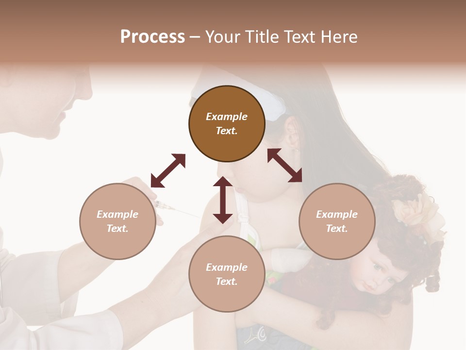 A Woman Holding A Baby In Her Arms PowerPoint Template