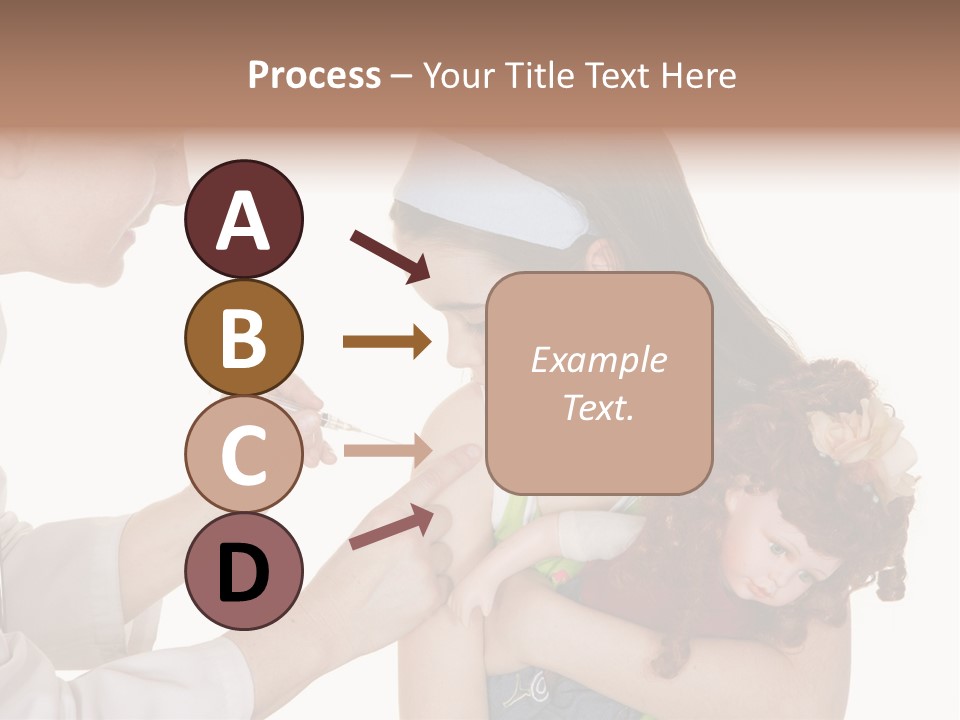 A Woman Holding A Baby In Her Arms PowerPoint Template