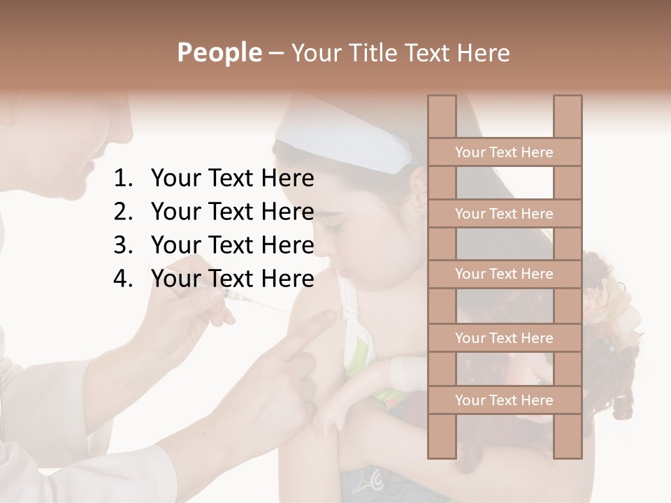 A Woman Holding A Baby In Her Arms PowerPoint Template