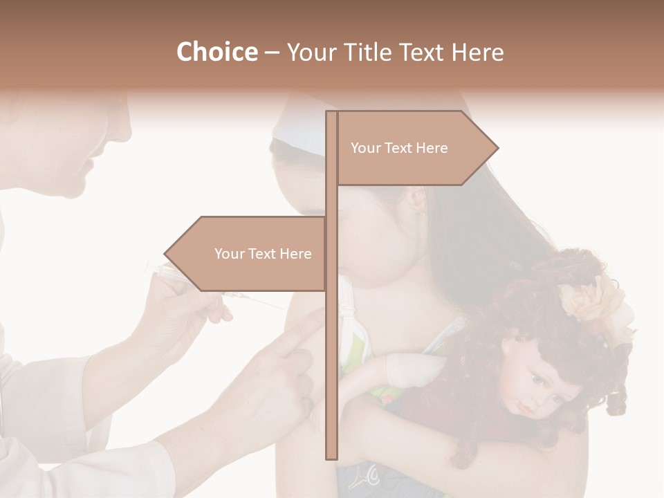 A Woman Holding A Baby In Her Arms PowerPoint Template