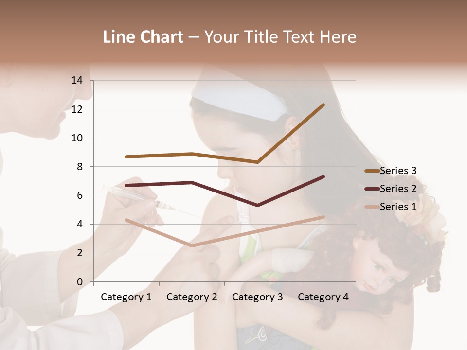 A Woman Holding A Baby In Her Arms PowerPoint Template