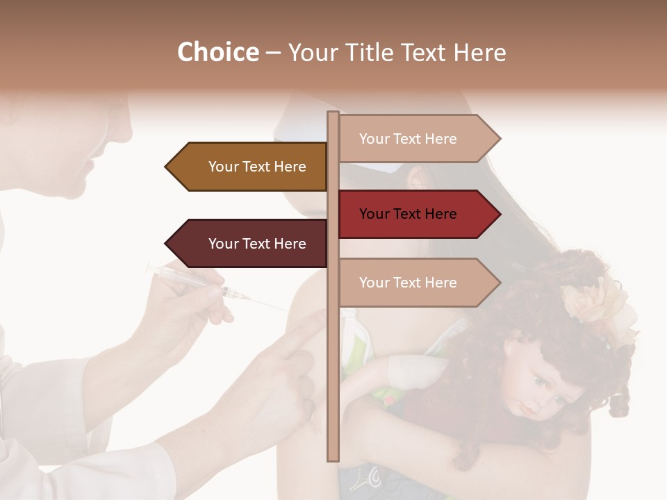 A Woman Holding A Baby In Her Arms PowerPoint Template