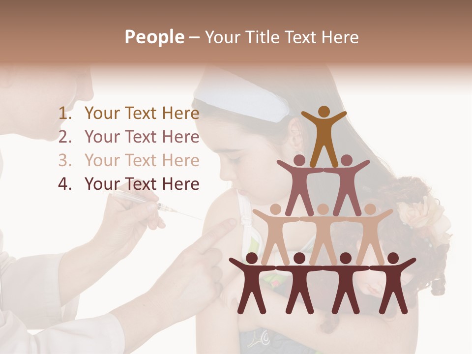 A Woman Holding A Baby In Her Arms PowerPoint Template