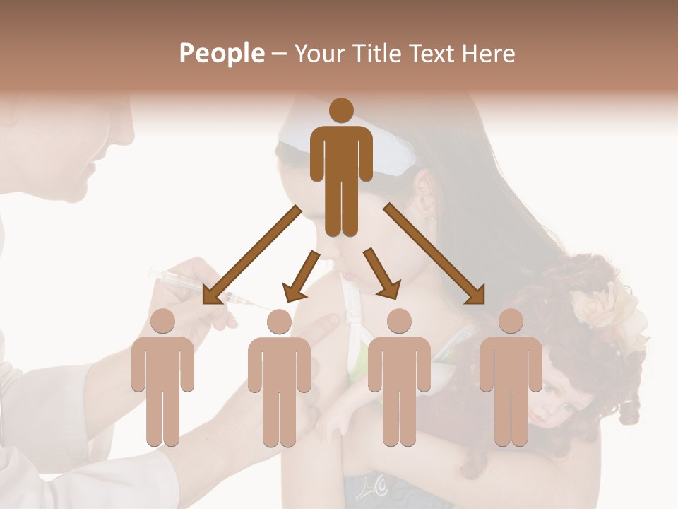 A Woman Holding A Baby In Her Arms PowerPoint Template