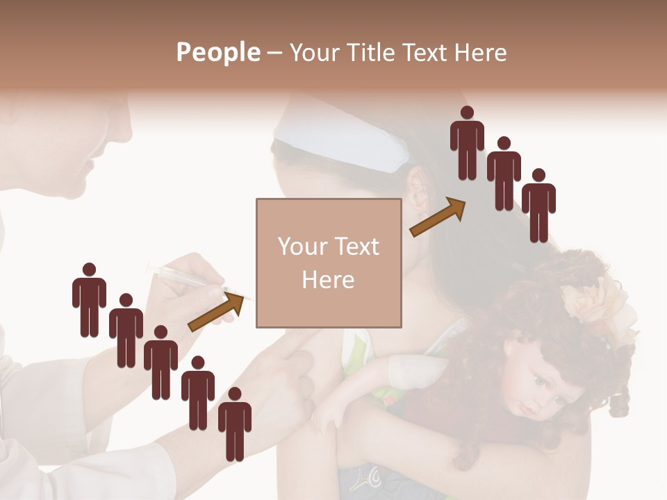 A Woman Holding A Baby In Her Arms PowerPoint Template