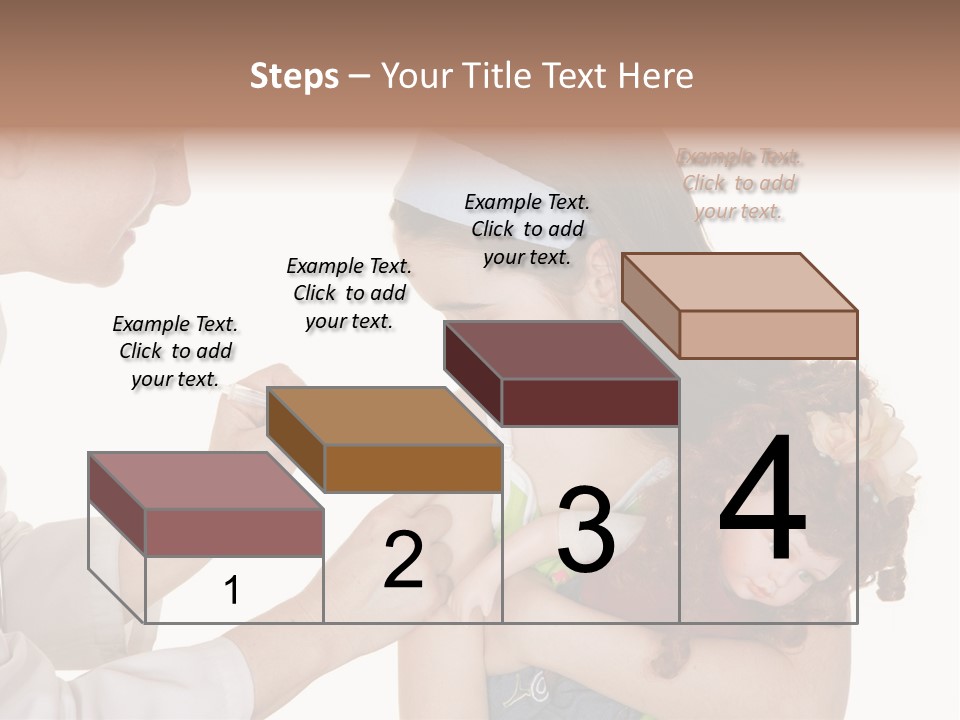 A Woman Holding A Baby In Her Arms PowerPoint Template