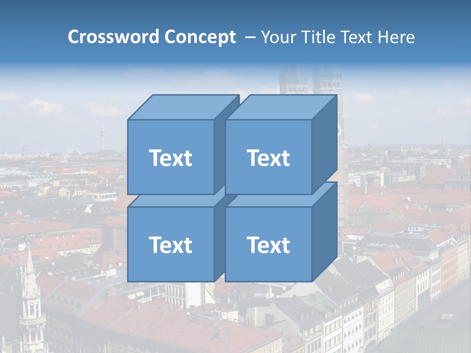 Architectural Structure In The Roman Forum Ruins, Rome, Italy. PowerPoint Template