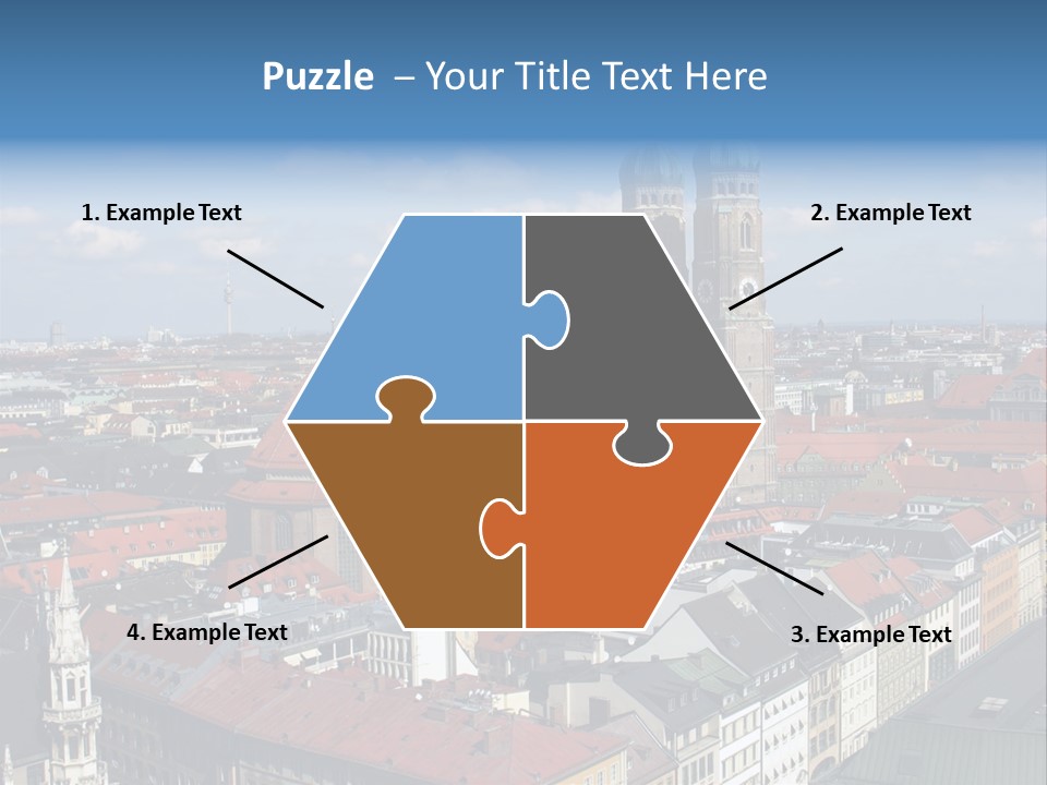 Architectural Structure In The Roman Forum Ruins, Rome, Italy. PowerPoint Template