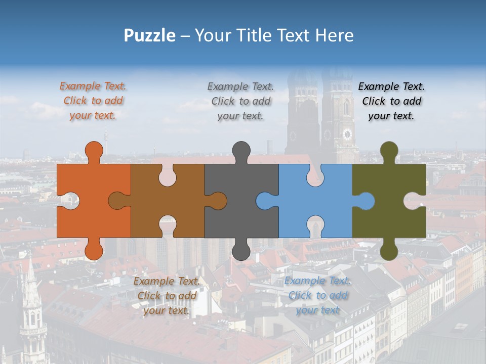 Architectural Structure In The Roman Forum Ruins, Rome, Italy. PowerPoint Template