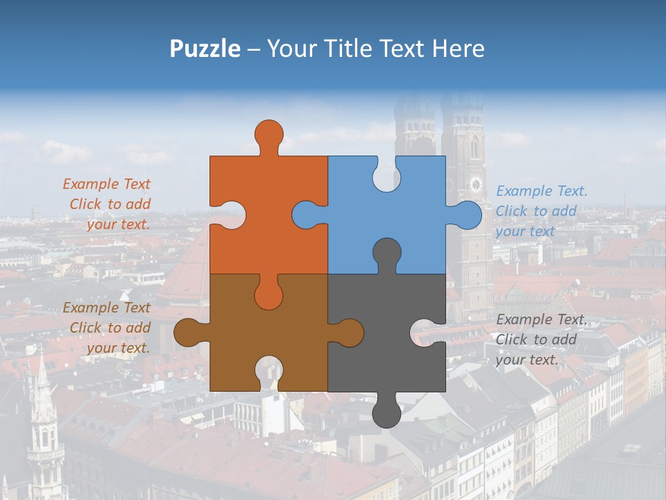 Architectural Structure In The Roman Forum Ruins, Rome, Italy. PowerPoint Template