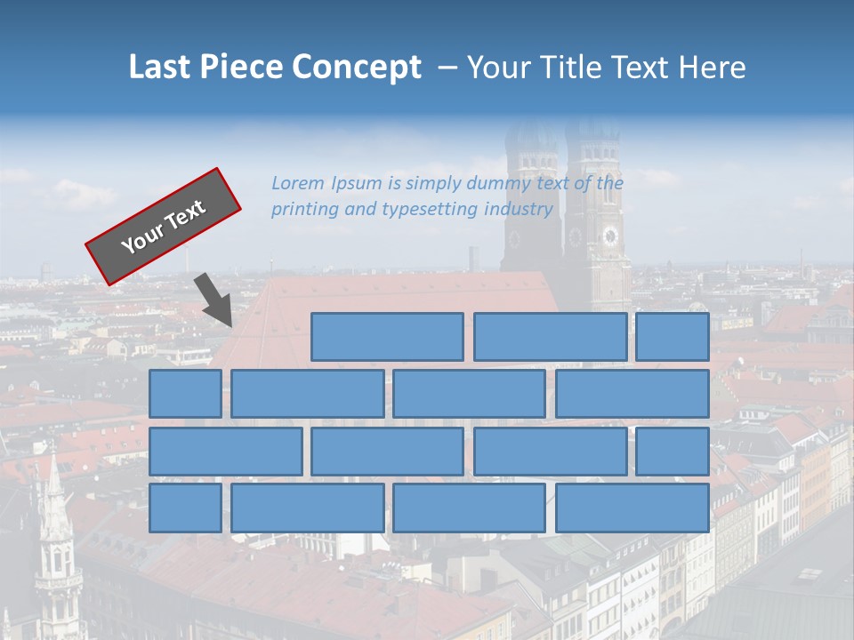 Architectural Structure In The Roman Forum Ruins, Rome, Italy. PowerPoint Template