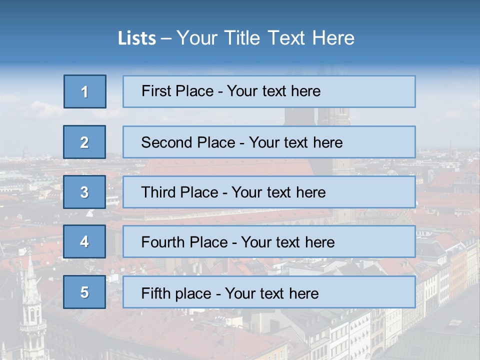 Architectural Structure In The Roman Forum Ruins, Rome, Italy. PowerPoint Template