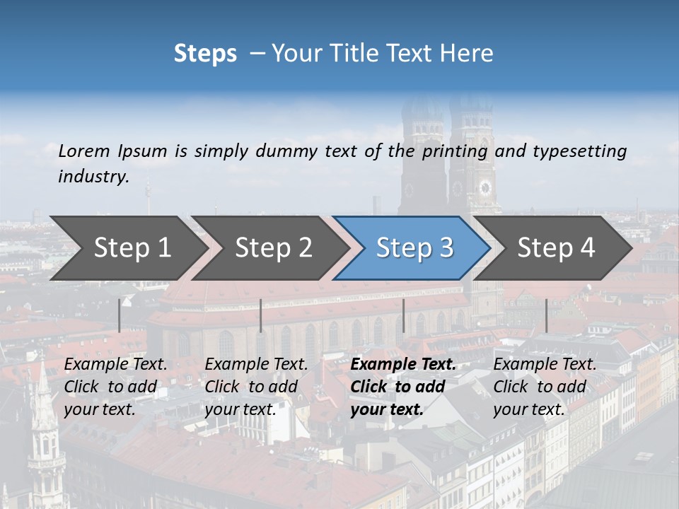 Architectural Structure In The Roman Forum Ruins, Rome, Italy. PowerPoint Template