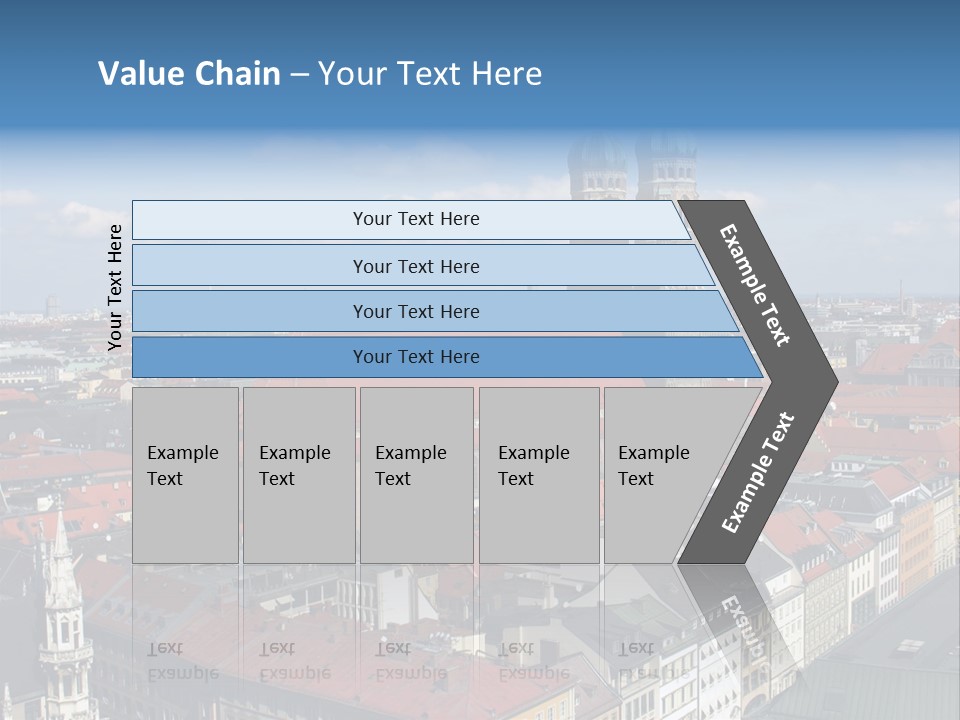 Architectural Structure In The Roman Forum Ruins, Rome, Italy. PowerPoint Template
