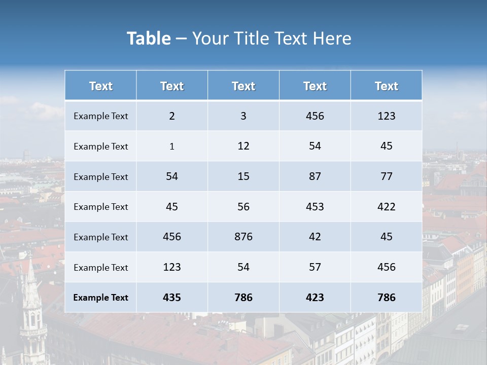 Architectural Structure In The Roman Forum Ruins, Rome, Italy. PowerPoint Template