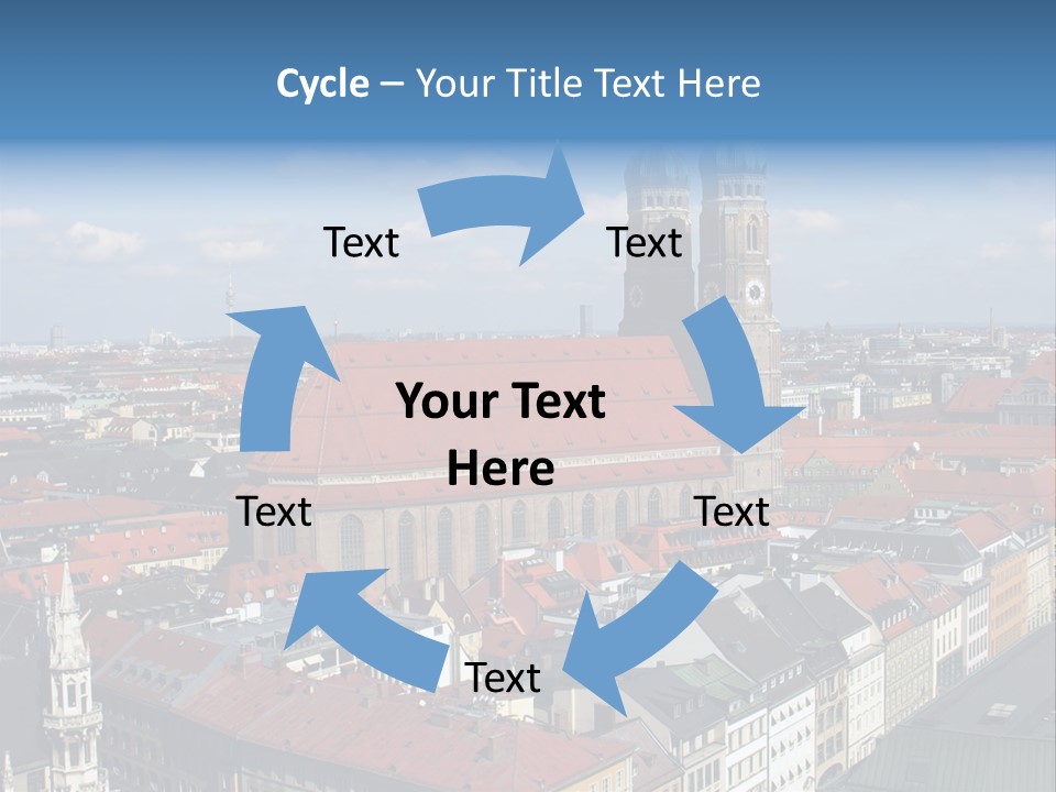 Architectural Structure In The Roman Forum Ruins, Rome, Italy. PowerPoint Template