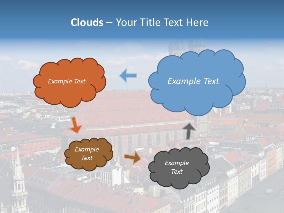 Architectural Structure In The Roman Forum Ruins, Rome, Italy. PowerPoint Template