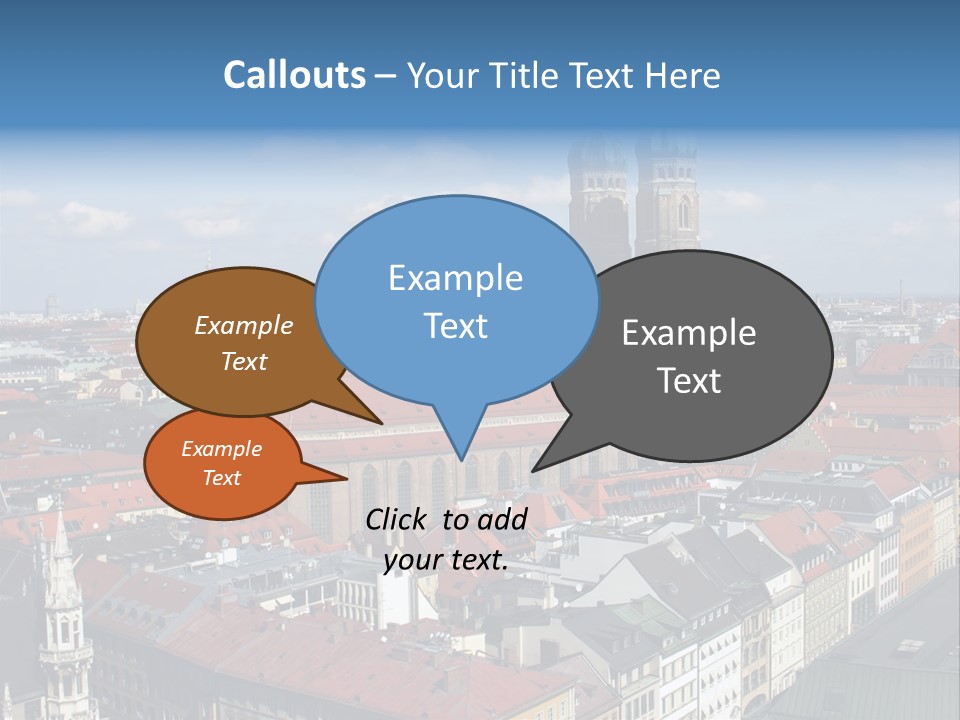 Architectural Structure In The Roman Forum Ruins, Rome, Italy. PowerPoint Template