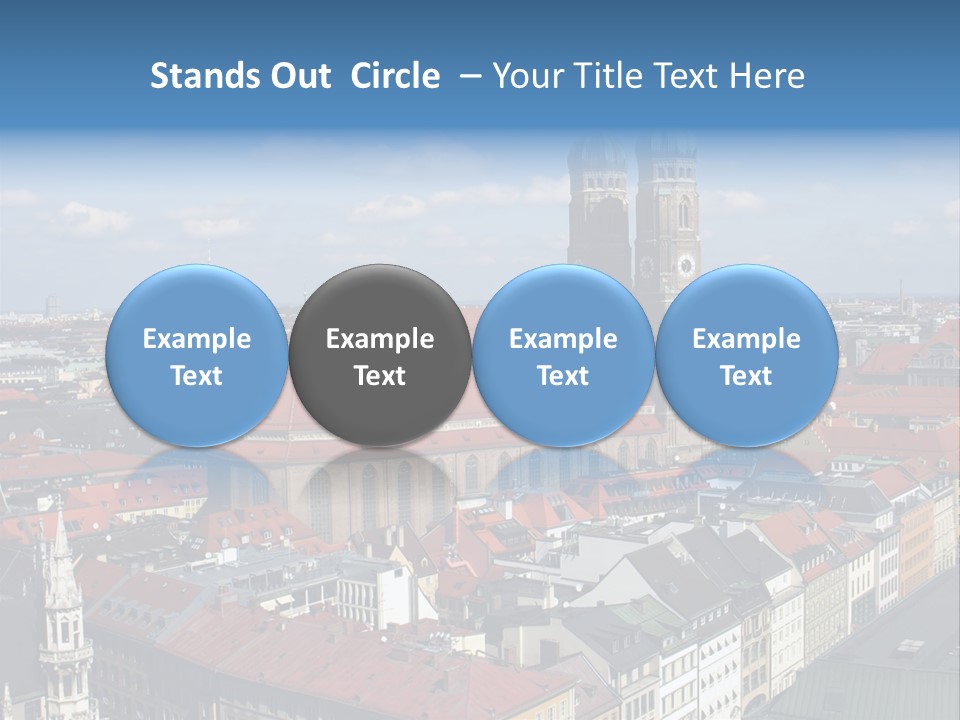 Architectural Structure In The Roman Forum Ruins, Rome, Italy. PowerPoint Template