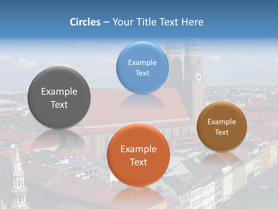 Architectural Structure In The Roman Forum Ruins, Rome, Italy. PowerPoint Template