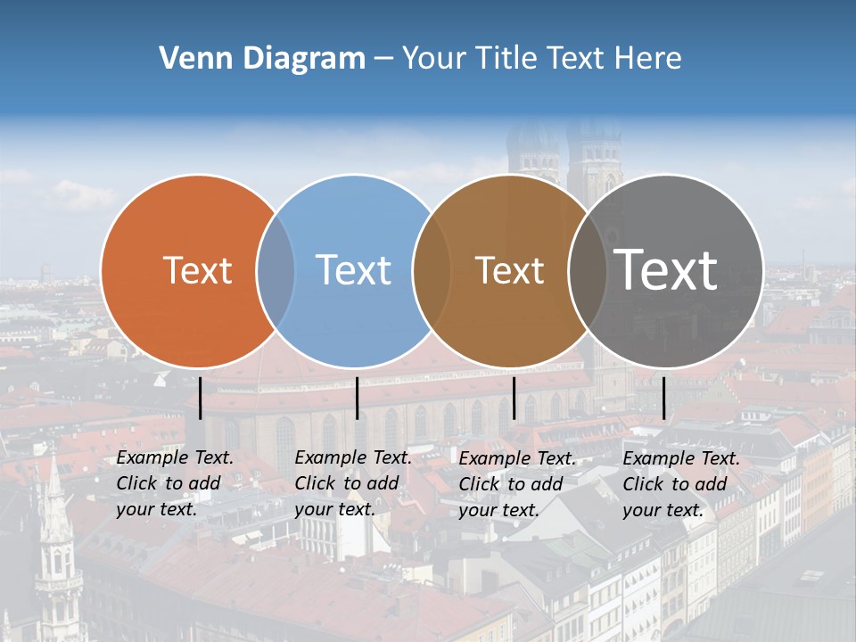 Architectural Structure In The Roman Forum Ruins, Rome, Italy. PowerPoint Template