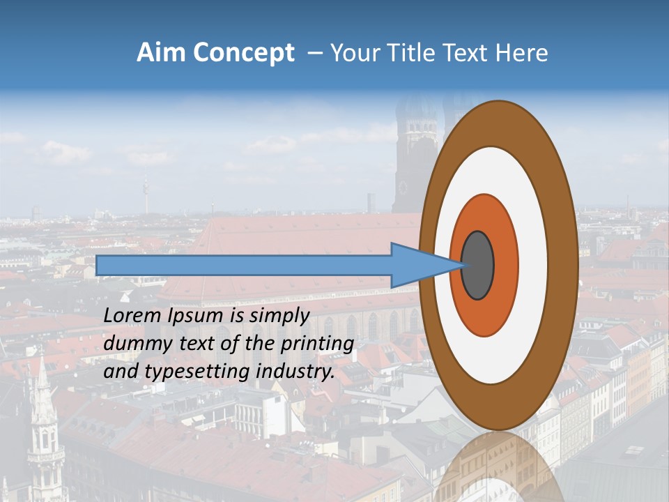 Architectural Structure In The Roman Forum Ruins, Rome, Italy. PowerPoint Template