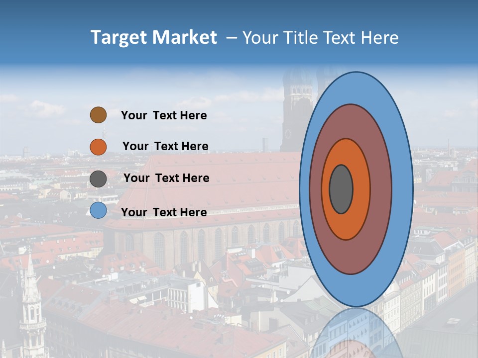 Architectural Structure In The Roman Forum Ruins, Rome, Italy. PowerPoint Template